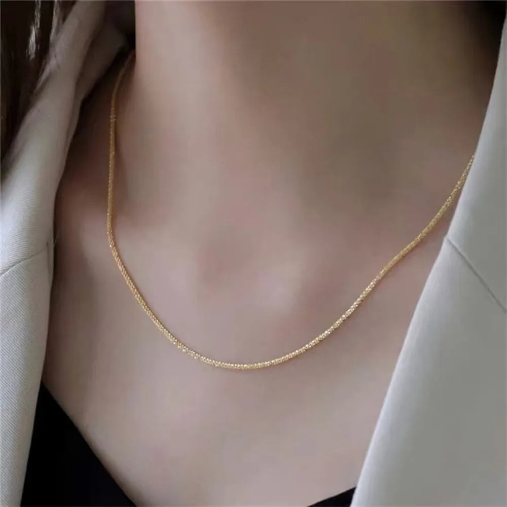 Double Layer Butterfly Necklace for Women, Lats Sparkling Collar Chain, Exquisite Jewelry, Banquet Party, Holiday Gift, 1